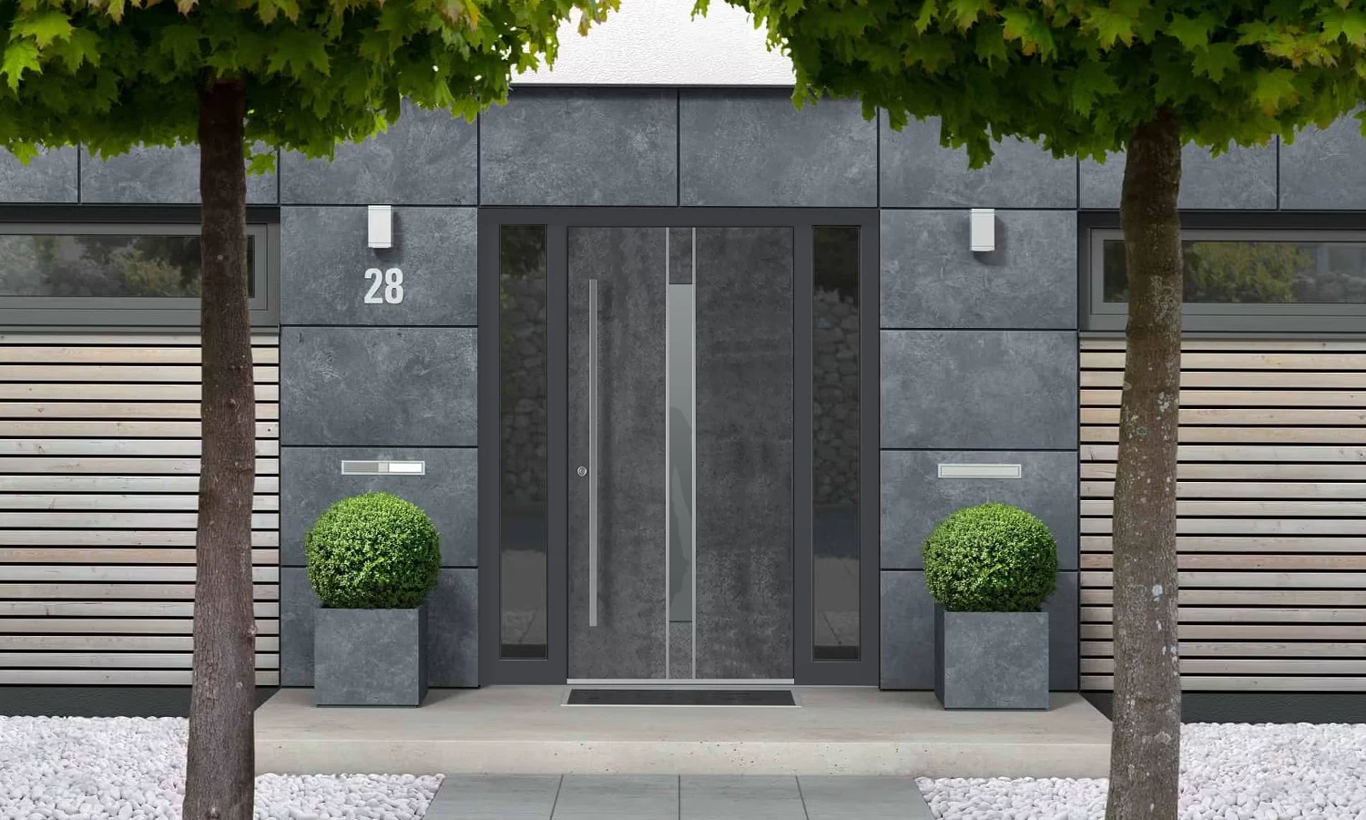 SK05 Grey 🏆 entry-doors models dindecor sk05-grey  