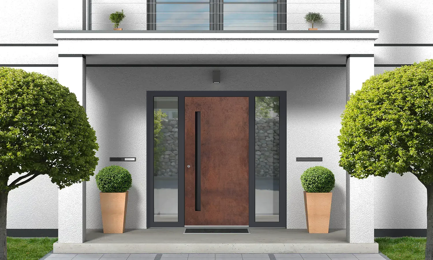 SK06 Corten 🏆 entry-doors models dindecor sk06-corten  