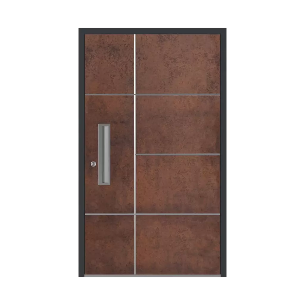 SK01 Corten 🏆 entry-doors models dindecor sk01-corten  