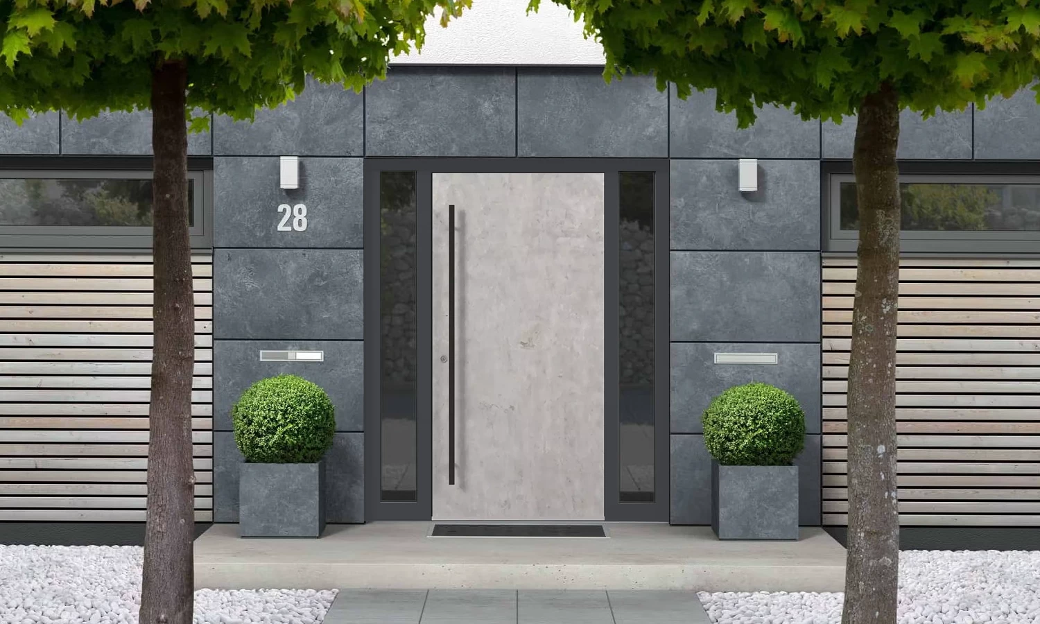 SK02 Beton 🏆 entry-doors models dindecor sk02-beton  