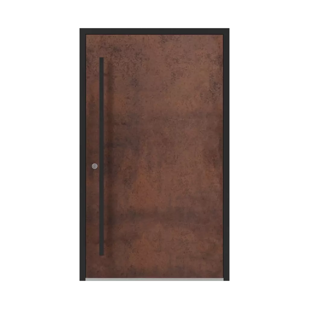 SK02 Corten 🏆 entry-doors models aluminum 