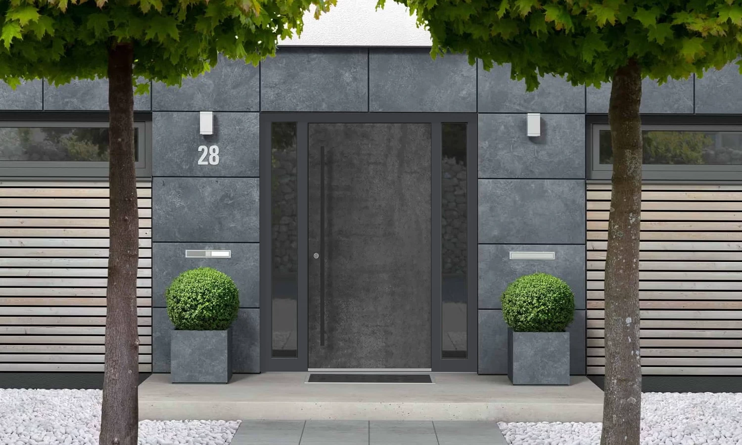 SK02 Grey 🏆 entry-doors models dindecor sk02-grey  