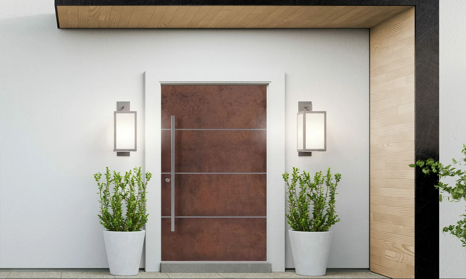 SK03 Corten 🏆 entry-doors models dindecor sk03-corten  