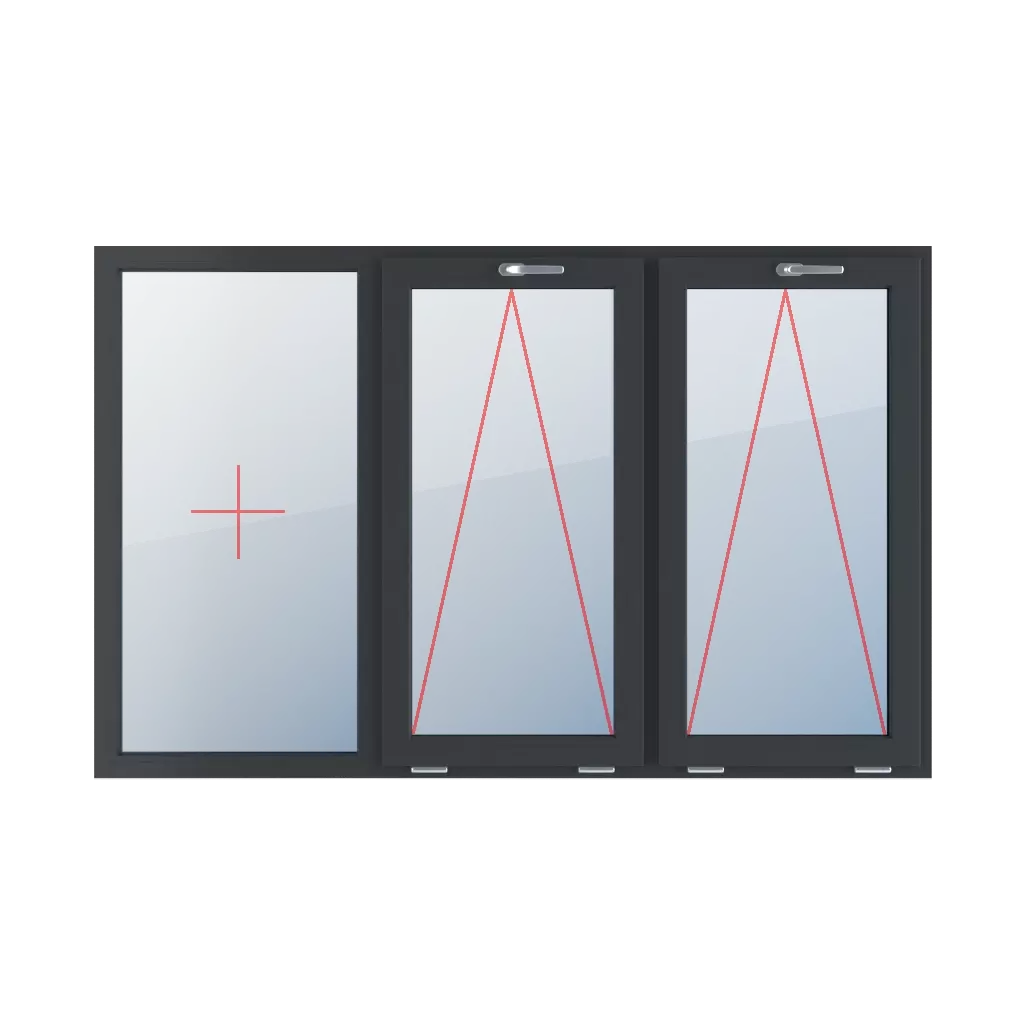 Fixed glazing in the frame, tiltable with a handle at the top, tiltable with a handle at the top windows types-of-windows triple-leaf symmetrical-division-horizontally-33-33-33 fixed-glazing-in-the-frame-tiltable-with-a-handle-at-the-top-tiltable-with-a-handle-at-the-top 