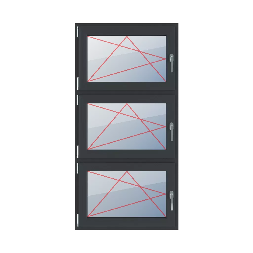 Tilt & turn left windows types-of-windows triple-leaf vertical-symmetrical-division-33-33-33 tilt-turn-left-3 
