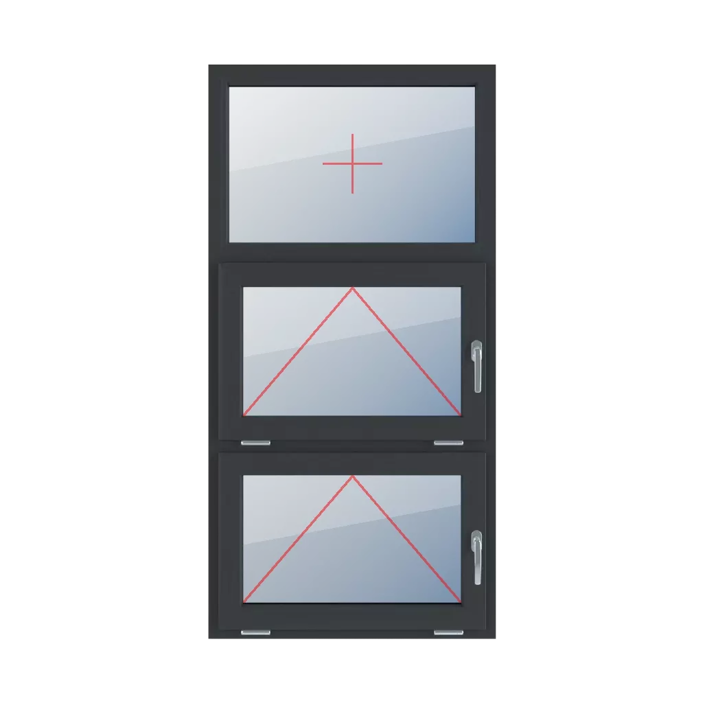 Fixed glazing in the frame, tiltable with a handle on the right side, tiltable with a handle on the right side windows types-of-windows triple-leaf vertical-symmetrical-division-33-33-33 fixed-glazing-in-the-frame-tiltable-with-a-handle-on-the-right-side-tiltable-with-a-handle-on-the-right-side 