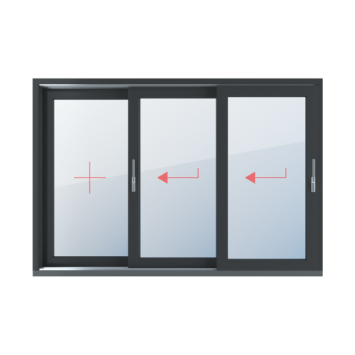 Fixed glazing, sliding left windows types-of-windows hst-lift-and-slide-patio-doors triple-leaf-2 fixed-glazing-sliding-left 