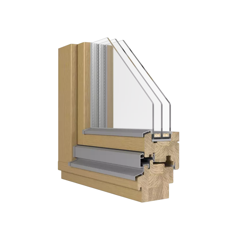 HARD-LINE With aluminum overlay windows window-profiles cdm hard-line