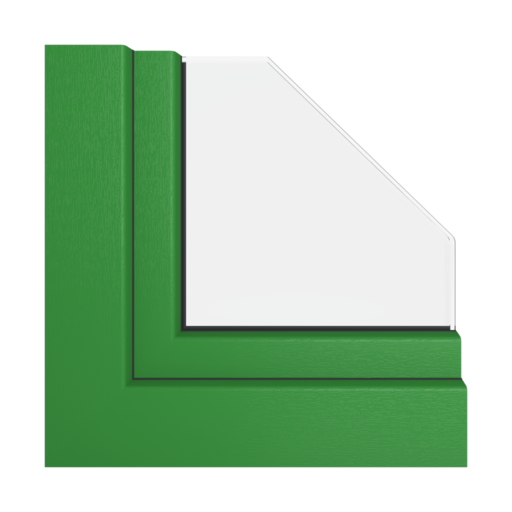 Emerald green windows window-color veka-colors emerald-green