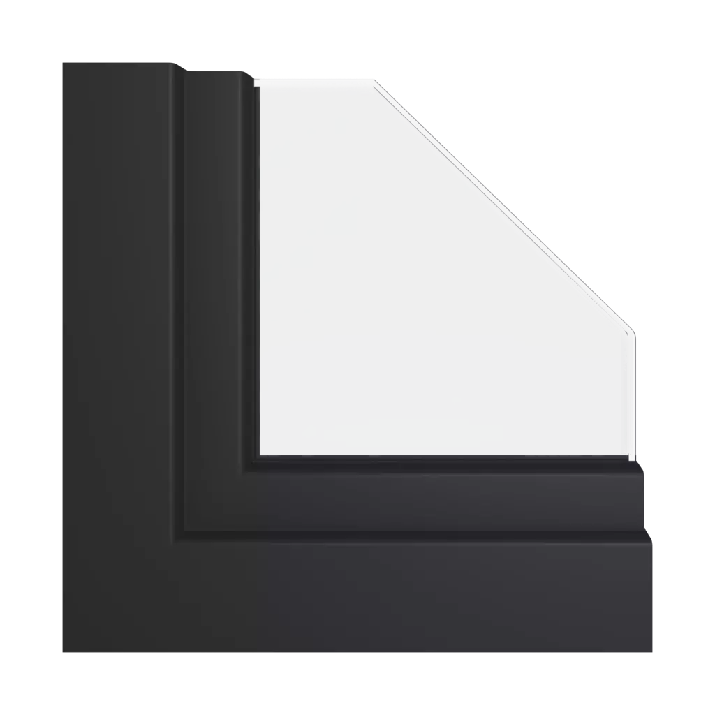 Graphite-black ultramatt ✨ windows window-profiles veka perfectline-standard