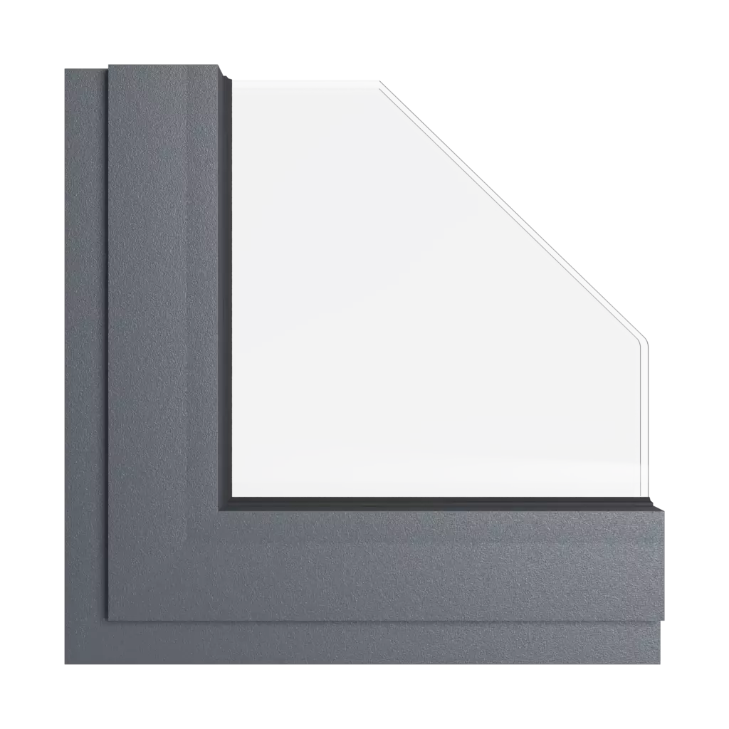 Gray slate windows window-color aliplast-colors gray-slate interior