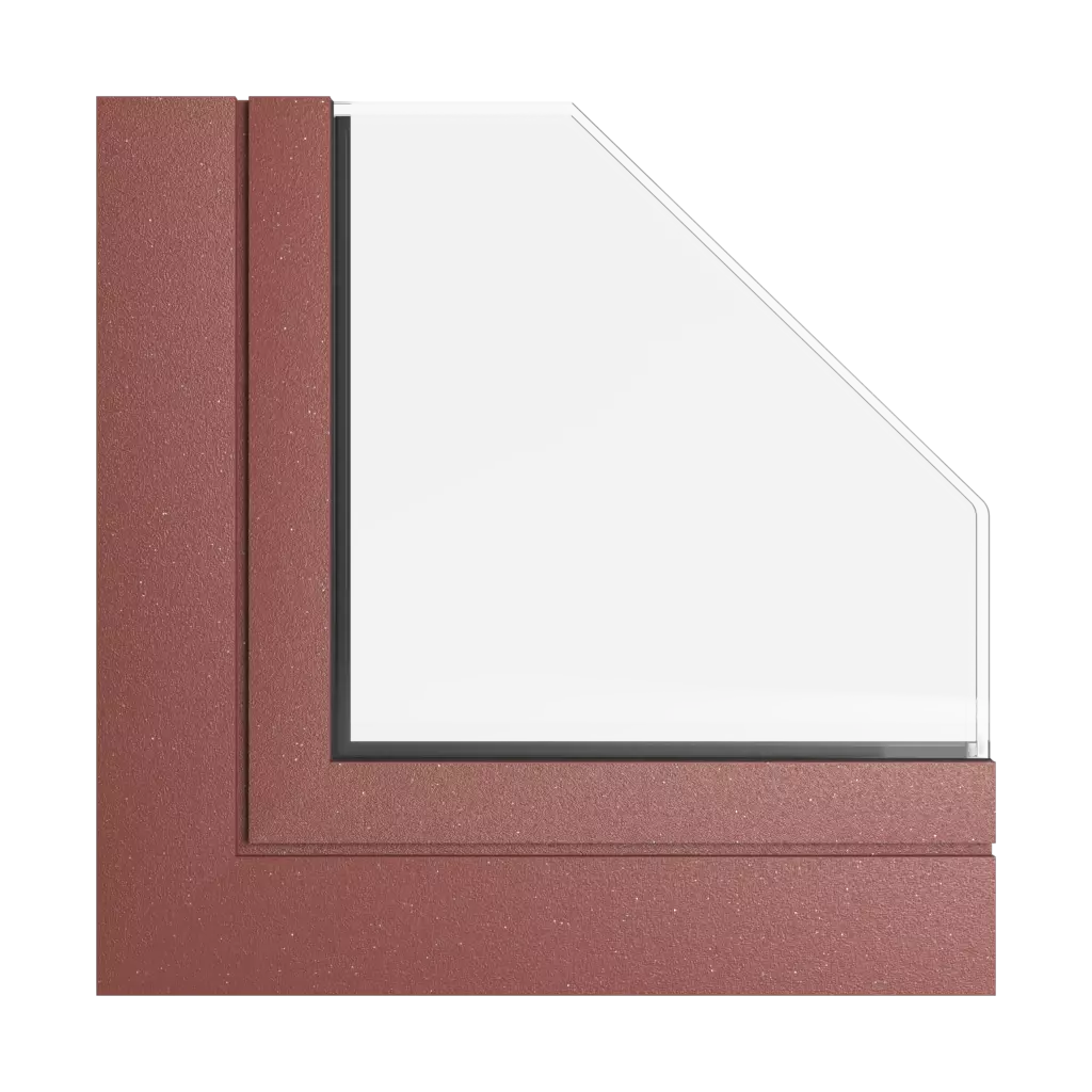 Red oxide tiger windows window-profiles aliplast