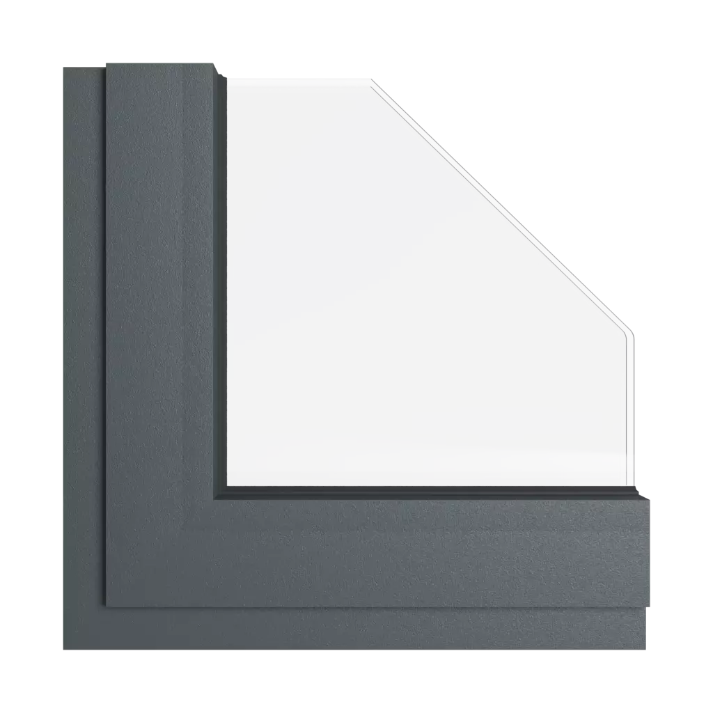 Gray steel tiger windows window-color aliplast-colors gray-steel-tiger interior