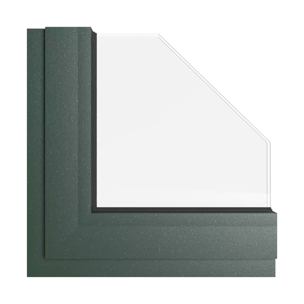 Green fir tiger windows window-color aliplast-colors green-fir-tiger interior