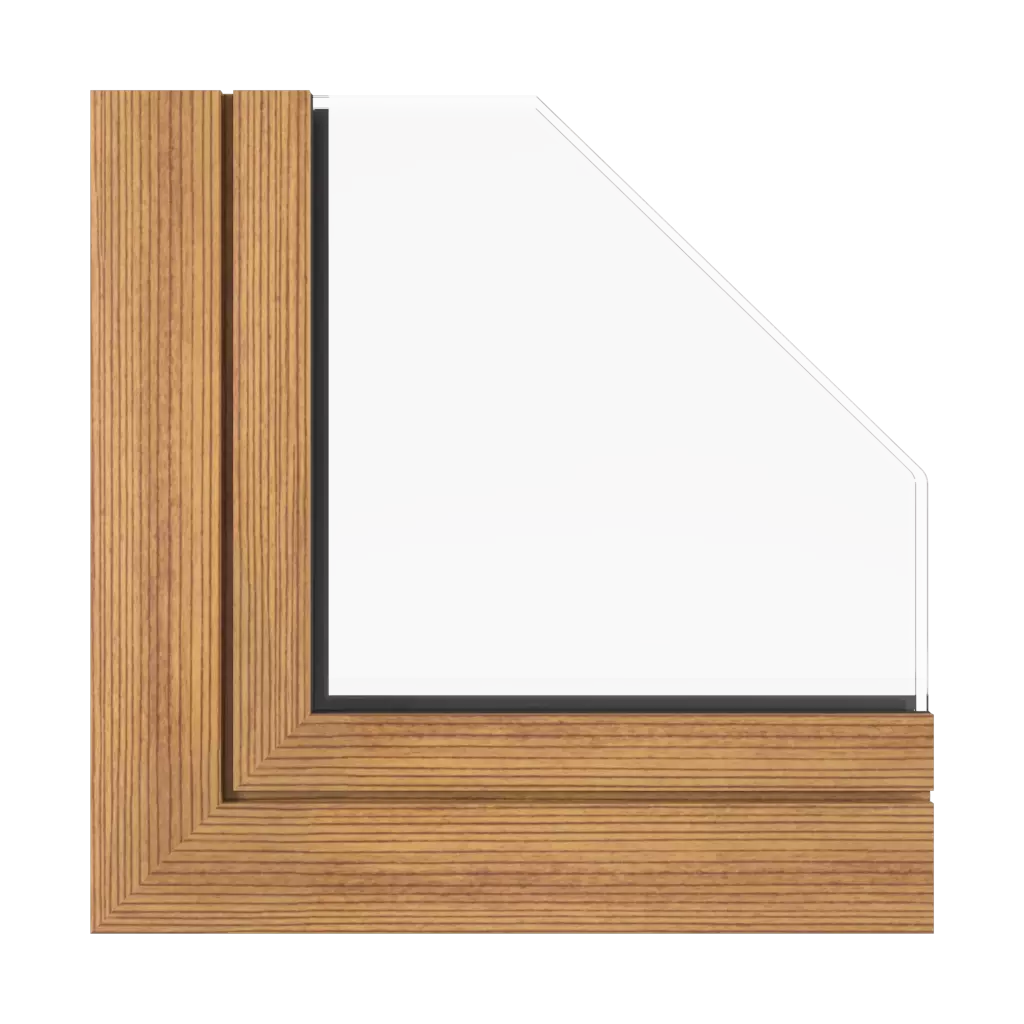 Dark fir windows window-profiles aluprof mb-86-si