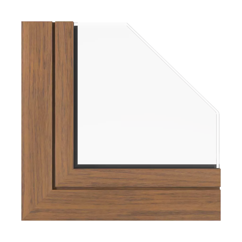 Chestnut windows window-color aluprof-colors