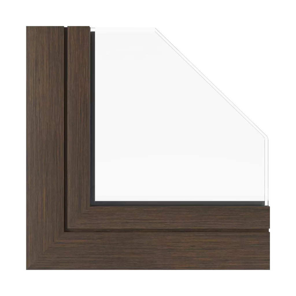 Wenge windows window-profiles aluprof mb-78ei