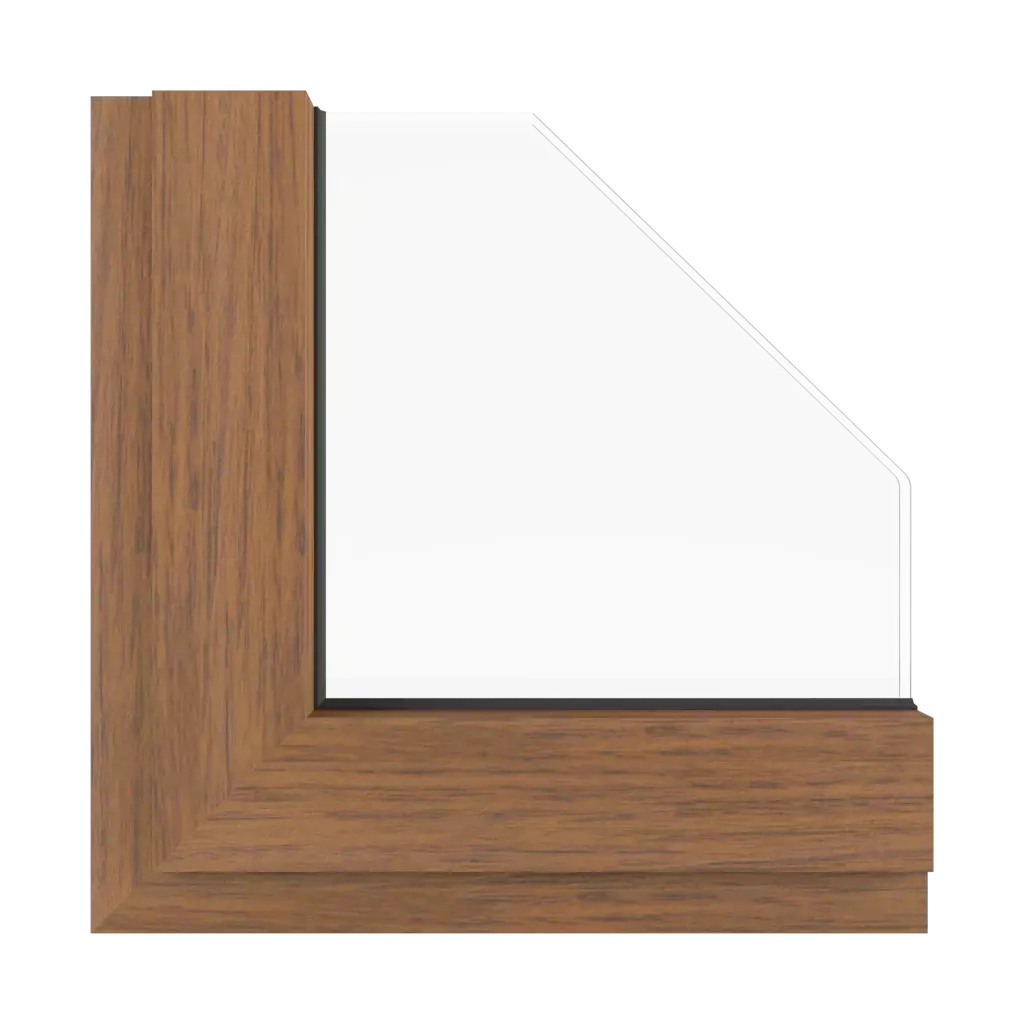 Chestnut windows window-color aluprof-colors chestnut interior