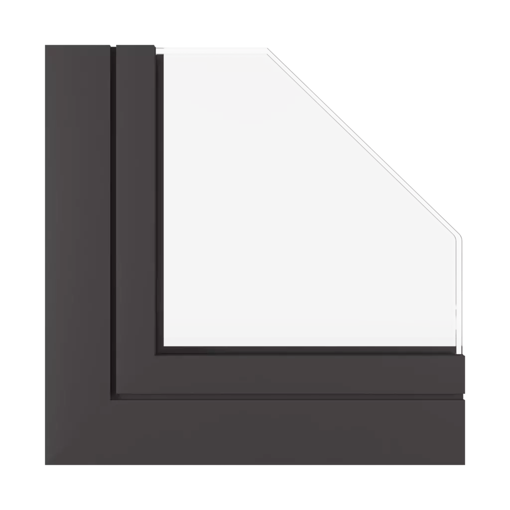 brown gray windows window-profiles aluprof mb-86-fold-line-hd