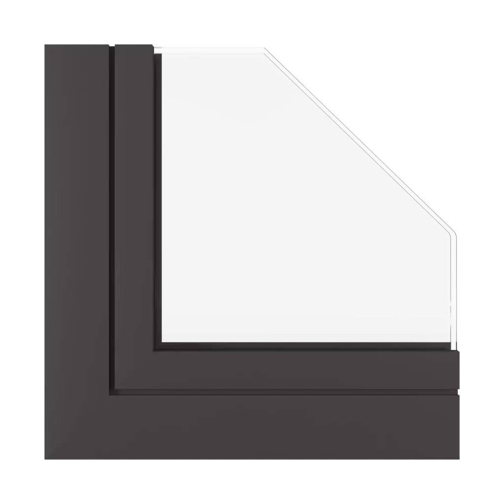 brown gray windows window-profiles aluprof mb-openslide