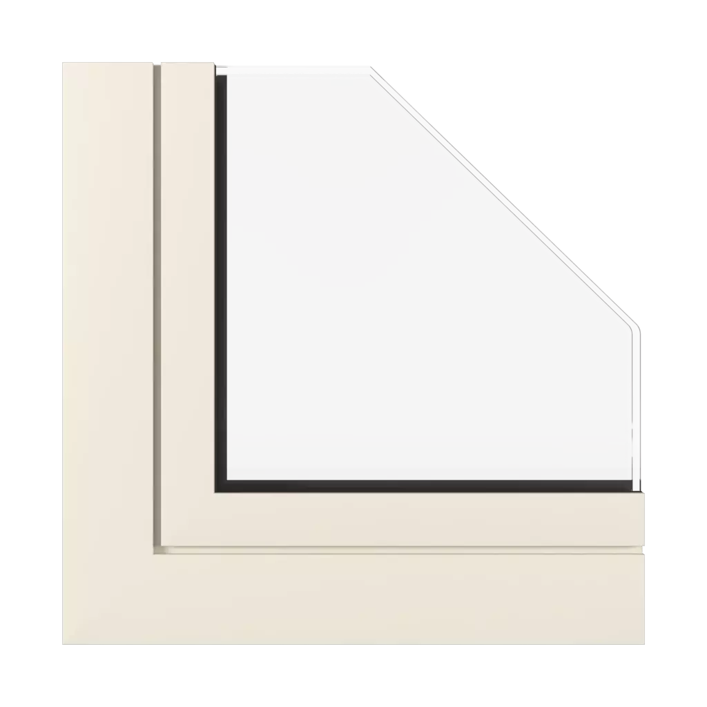 Cream white SK windows window-color aluprof-colors