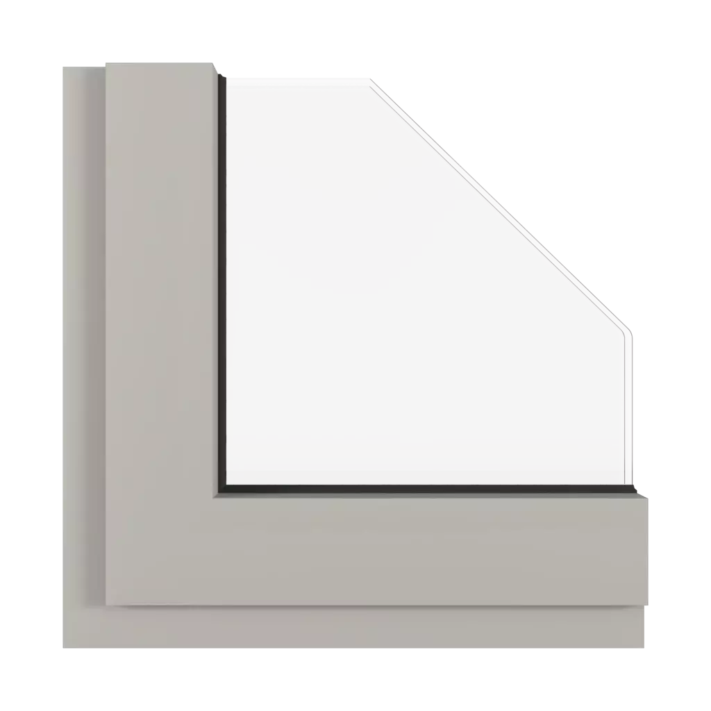 Gray SK windows window-color aluprof-colors gray-sk interior