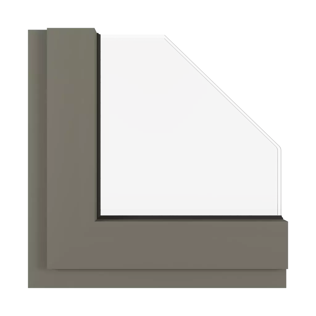 Quartz Gray SK windows window-color aluprof-colors quartz-gray-sk interior