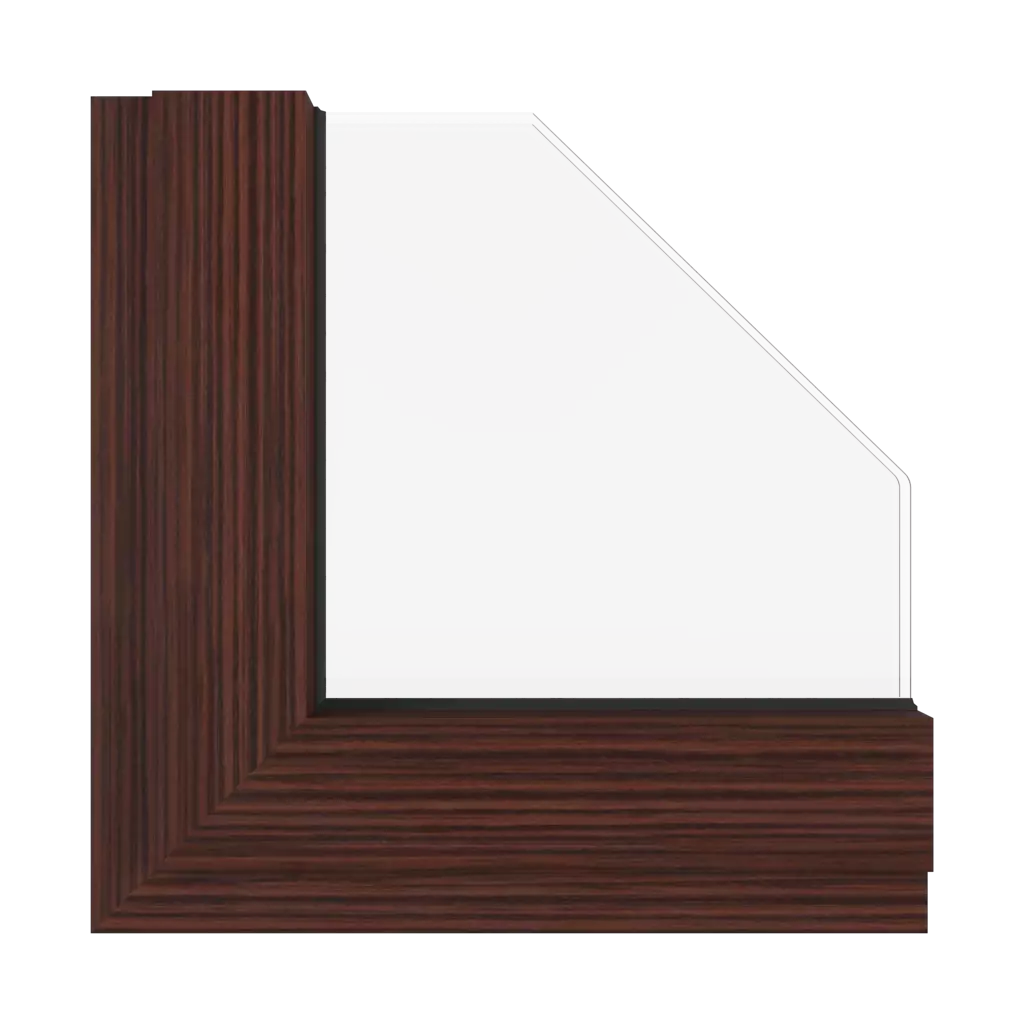 Mahogany SK windows window-color aluprof-colors mahogany-sk interior