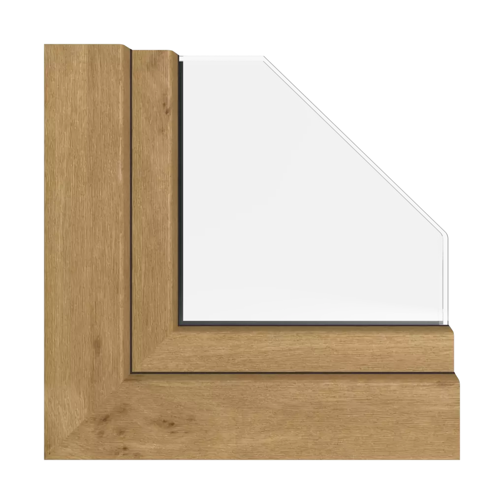 Irish oak windows window-color rehau-colors   