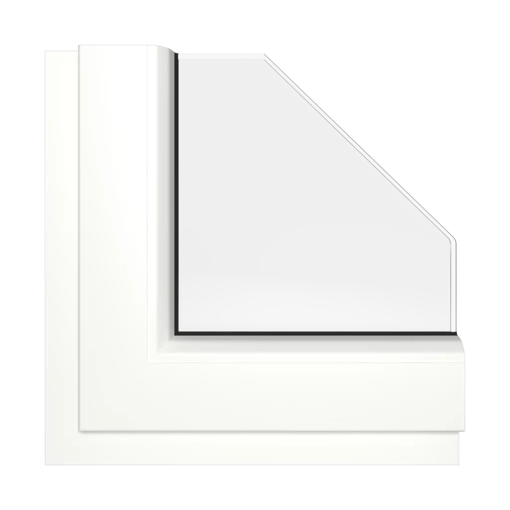 White windows window-color rehau-colors white interior