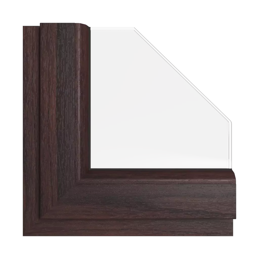 Black cherry windows window-color rehau-colors american-bird-cherry interior