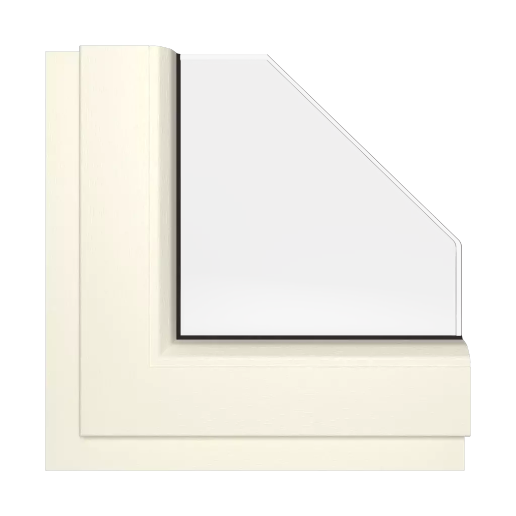 Creamy white windows window-color rehau-colors creamy-white interior