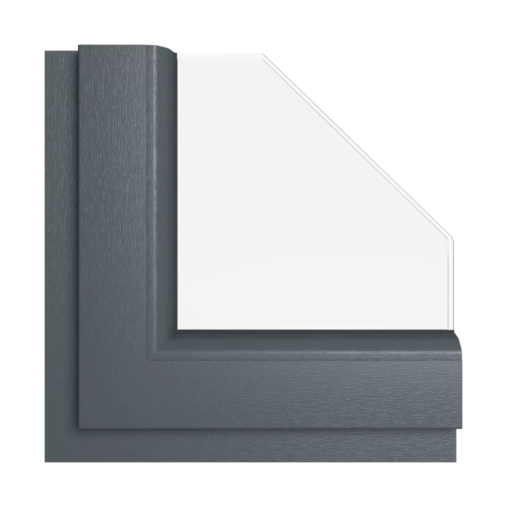 Anthracite grey windows window-color rehau-colors anthracite interior