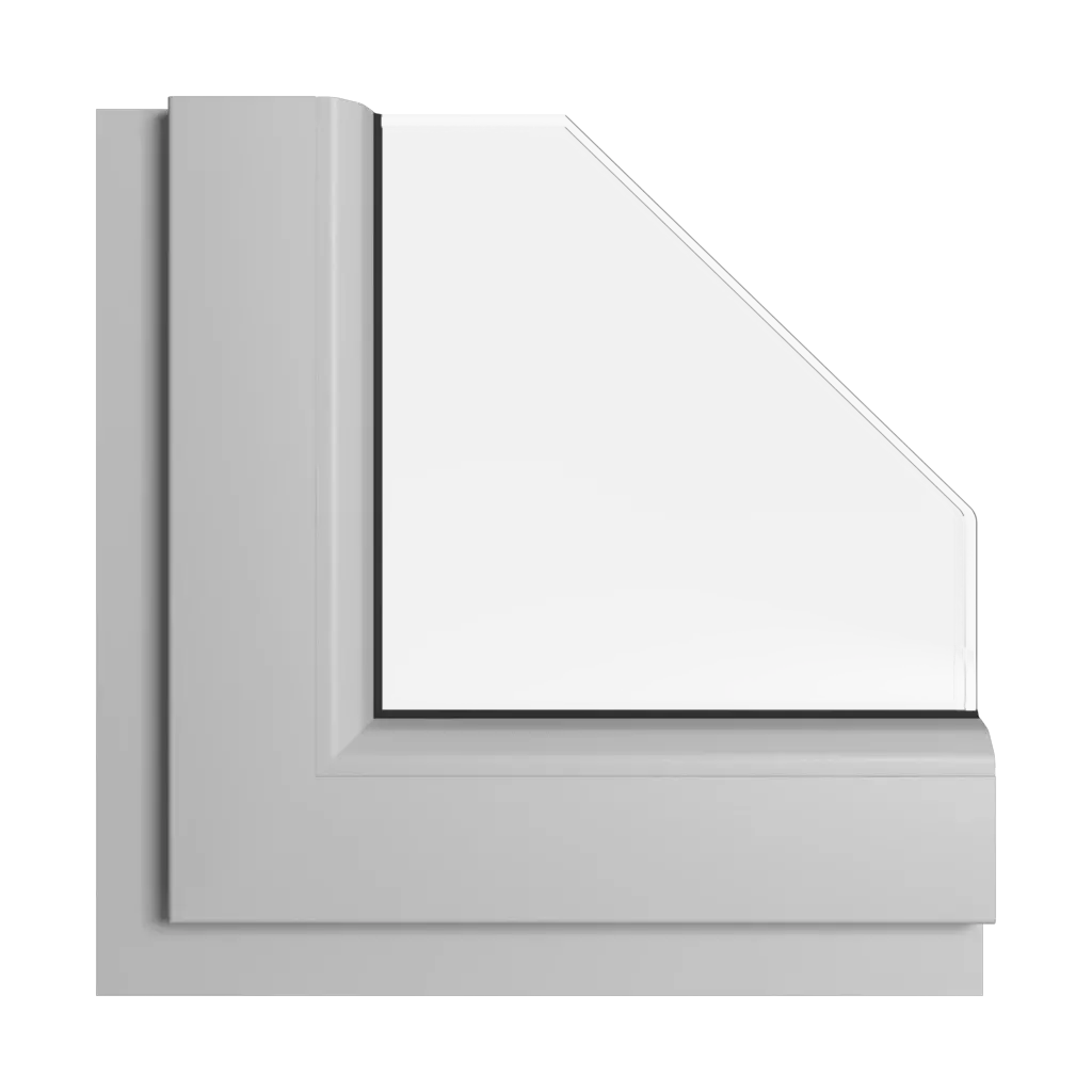 Signal gray smooth windows window-color rehau-colors signal-gray-smooth interior