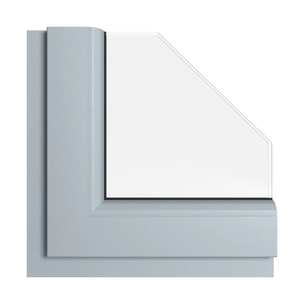 Gray windows window-color rehau-colors gray interior