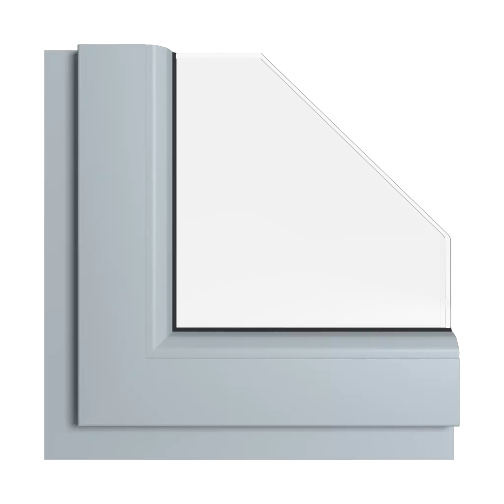 Gray smooth windows window-color rehau-colors gray-smooth interior