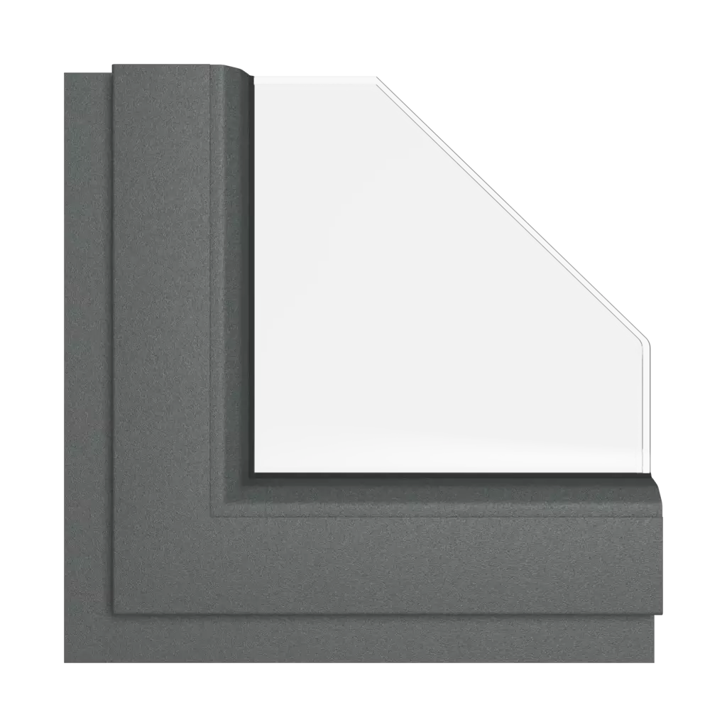 Anthracite grey matt windows window-color rehau-colors matt-anthracite interior