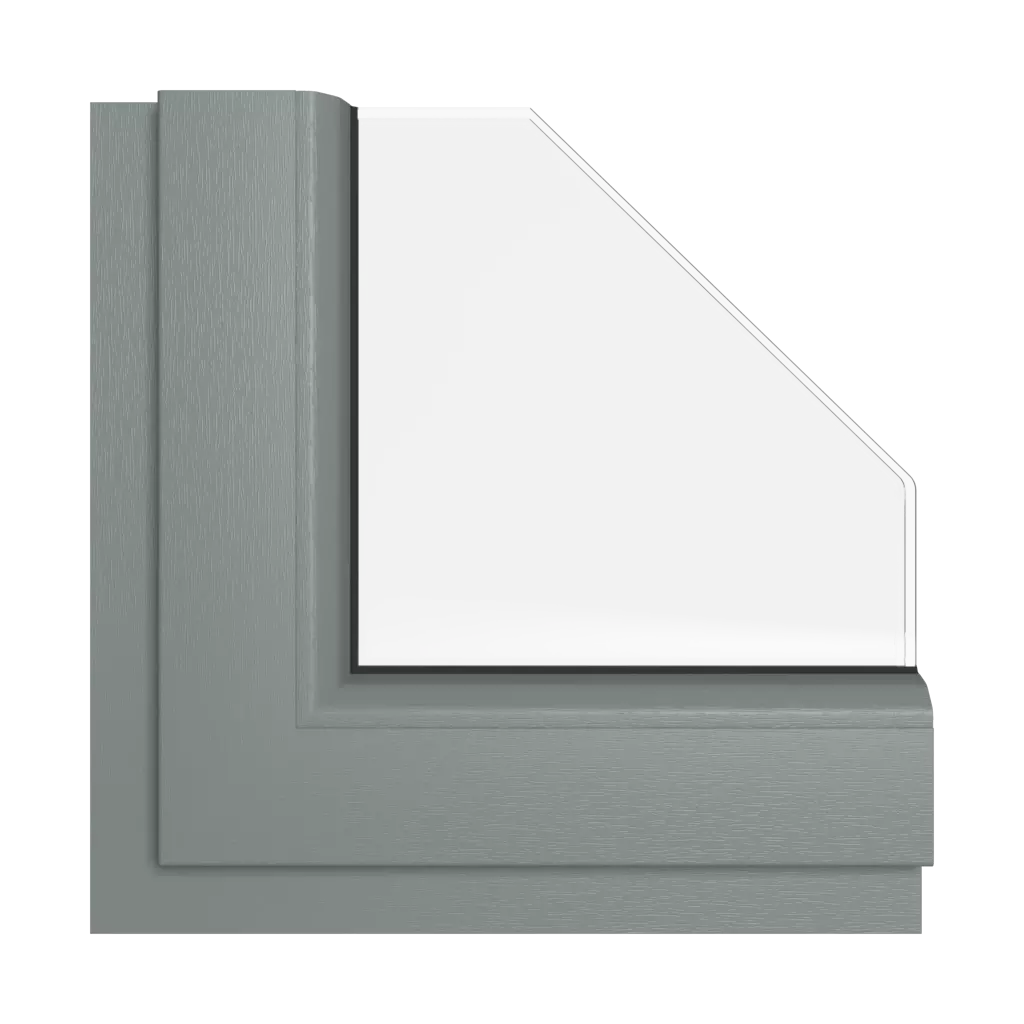 Basalt gray windows window-color rehau-colors basalt-gray interior