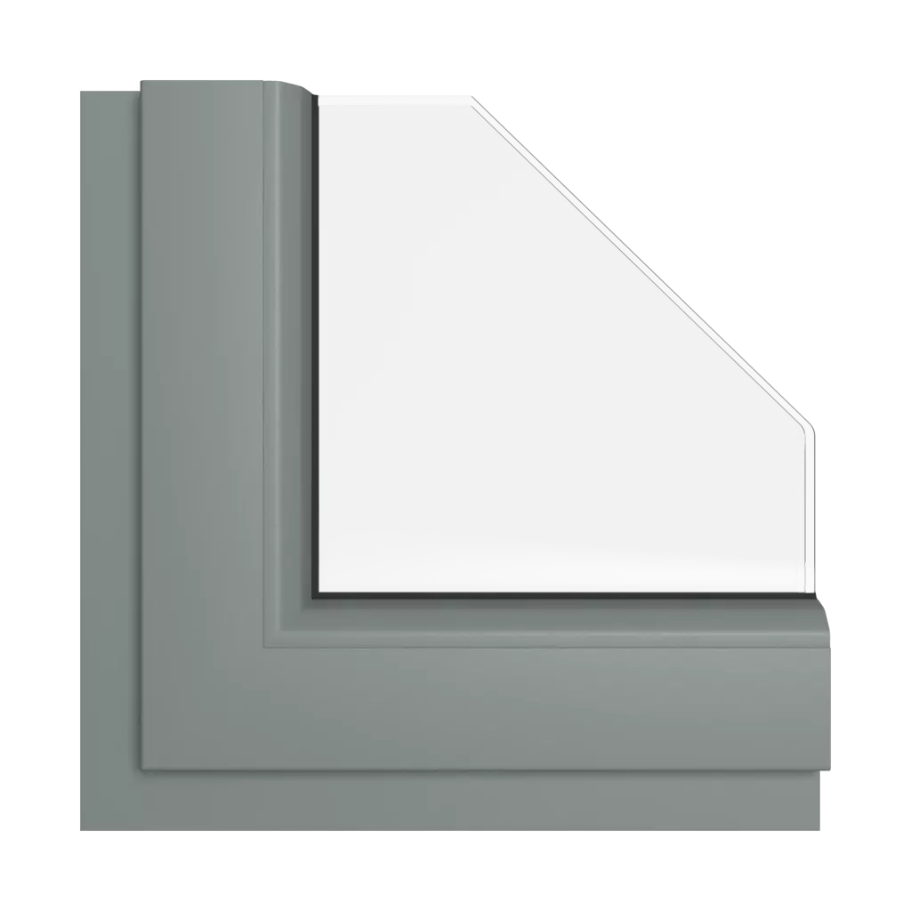 Basalt gray smooth windows window-color rehau-colors basalt-gray-smooth interior