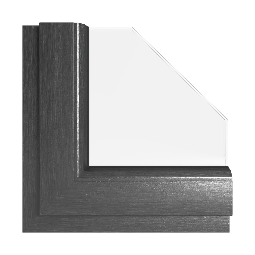 Metbrush anthracite grey windows window-color rehau-colors brushed-metallic-anthracite interior