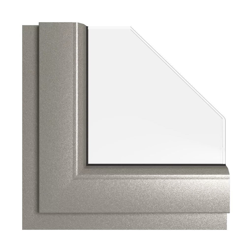 Alux grey aluminium windows window-color rehau-colors alux-dark-silver interior