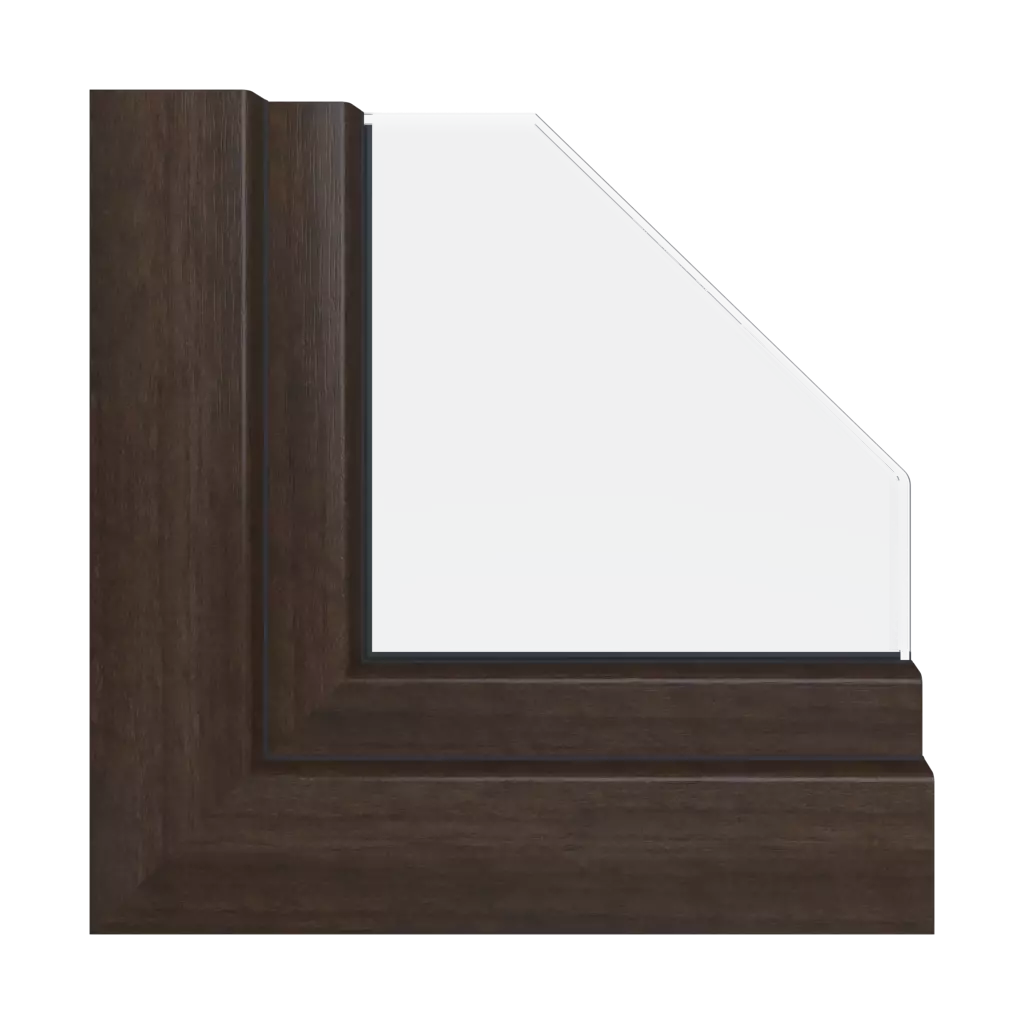 Walnuss terra windows window-profiles aluplast ideal-8000