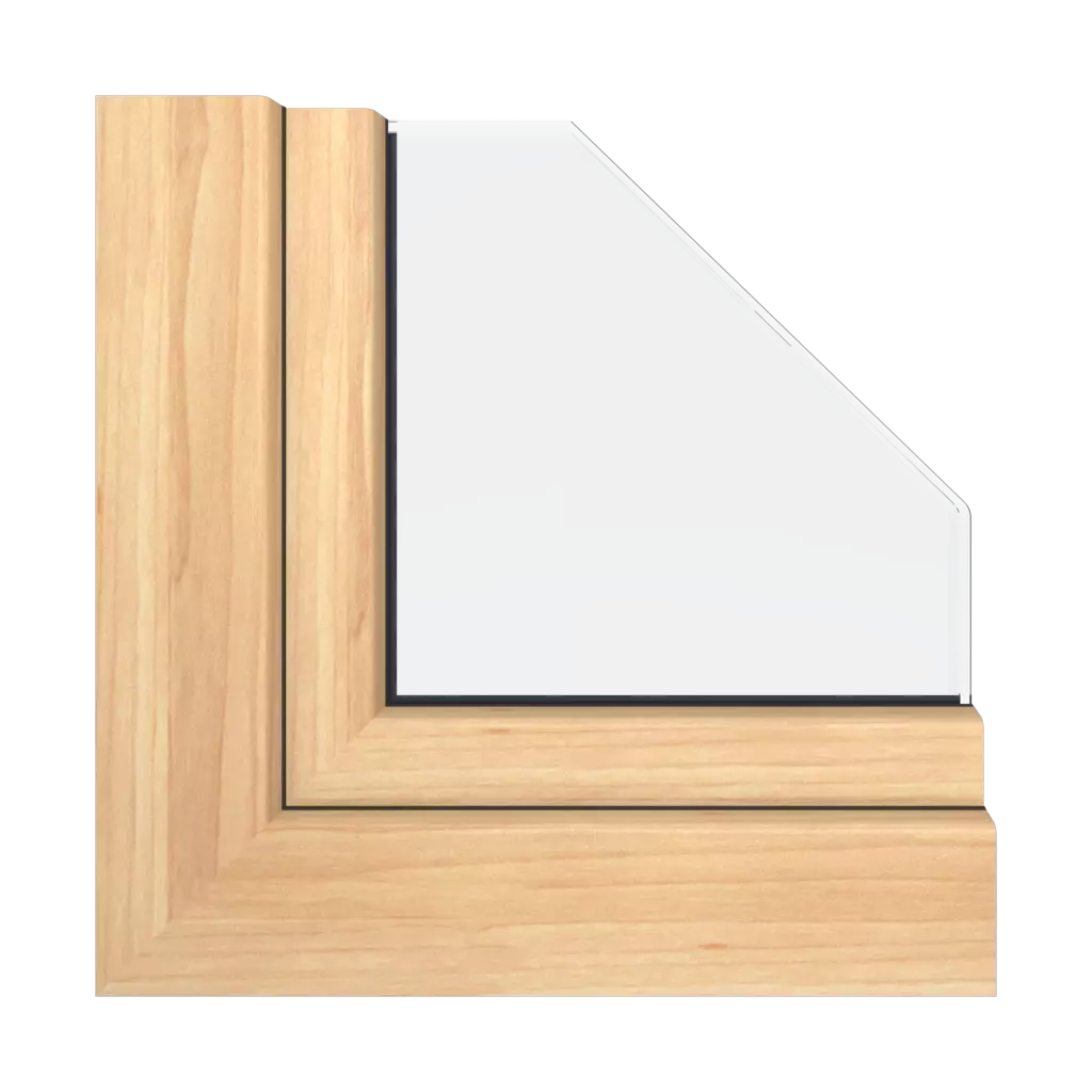 Birch windows window-profiles aluplast ideal-4000-85-mm