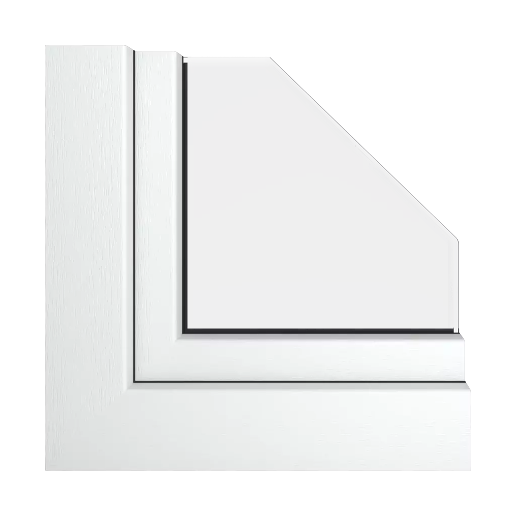 Textured white windows window-profiles aluplast ideal-4000-85-mm