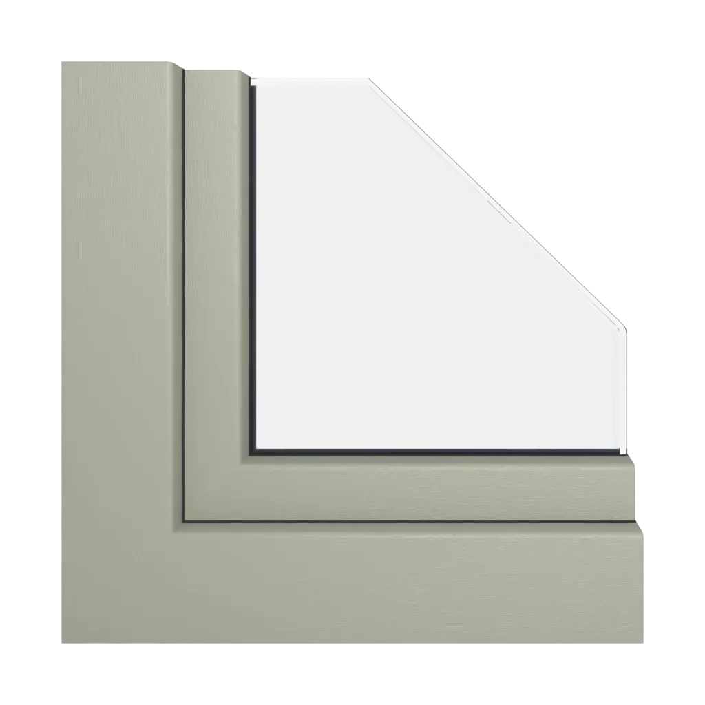 Concrete gray windows window-profiles aluplast smart-slide