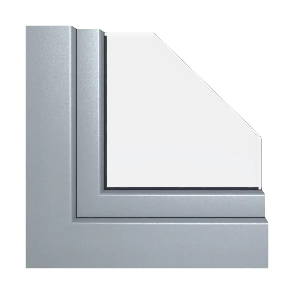 Window gray aludec windows window-profiles aluplast ideal-8000
