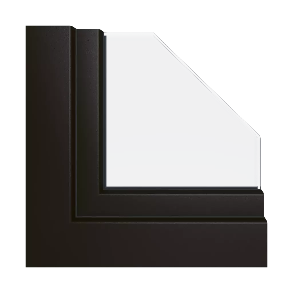 Dark brown matt products window-packages pvc-design-plus   