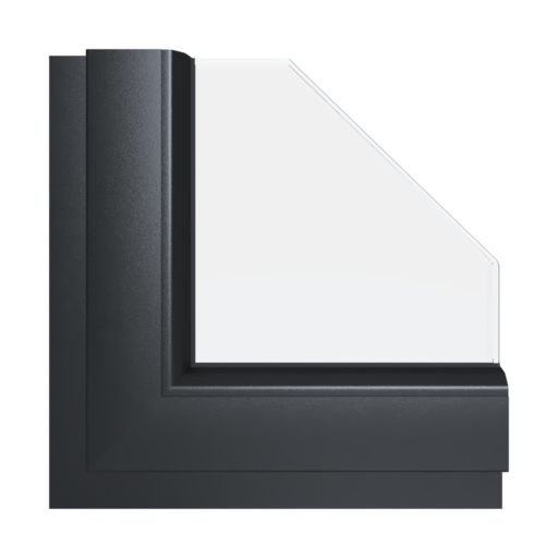 Jet black aludec windows window-color aluplast-colors jet-black-aludec interior