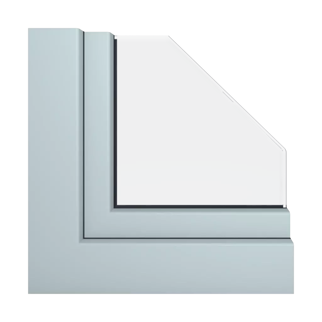 Signalgrau Satin 87 windows window-profiles salamander bluevolution-82-md