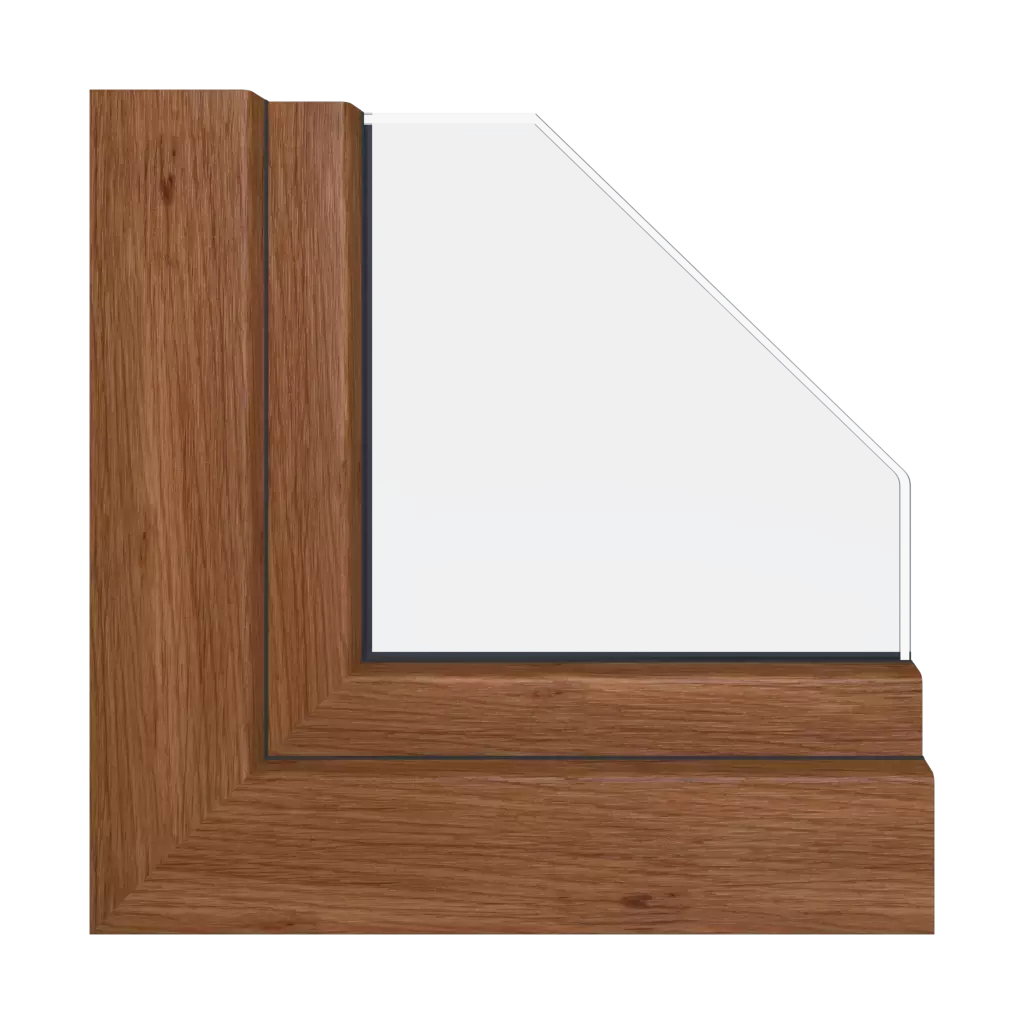 Knotty oak windows window-profiles schuco living-md